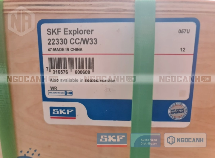 Vòng bi SKF 22330 CC/W33 chính hãng phân phối bởi SKF Ngọc Anh - Đại lý ủy quyền SKF Vòng bi SKF 22330 CC/W33 chính hãng phân phối bởi SKF Ngọc Anh - Đại lý ủy quyền SKF