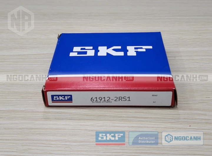 Vòng bi SKF 61912-2RS1 chính hãng phân phối bởi SKF Ngọc Anh - Đại lý ủy quyền SKF