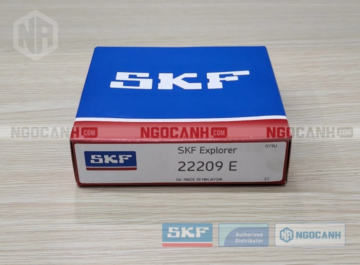 Vòng bi SKF 22209 E chính hãng phân phối bởi SKF Ngọc Anh - Đại lý ủy quyền SKF