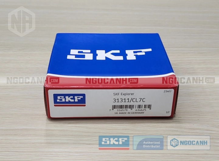 Vòng bi SKF 31311/CL7C chính hãng phân phối bởi SKF Ngọc Anh - Đại lý ủy quyền SKF
