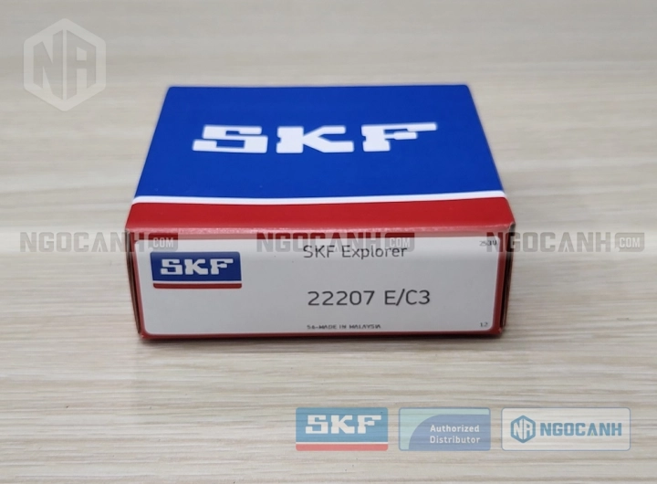 Vòng bi SKF 22207 E/C3 chính hãng phân phối bởi SKF Ngọc Anh - Đại lý ủy quyền SKF Vòng bi SKF 22207 E/C3 chính hãng phân phối bởi SKF Ngọc Anh - Đại lý ủy quyền SKF