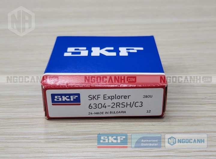 Vòng bi SKF 6304-2RSH/C3 chính hãng phân phối bởi SKF Ngọc Anh - Đại lý ủy quyền SKF