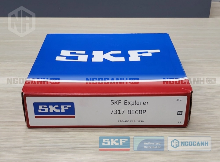 Vòng bi SKF 7317 BECBP chính hãng phân phối bởi SKF Ngọc Anh - Đại lý ủy quyền SKF Vòng bi SKF 7317 BECBP chính hãng phân phối bởi SKF Ngọc Anh - Đại lý ủy quyền SKF
