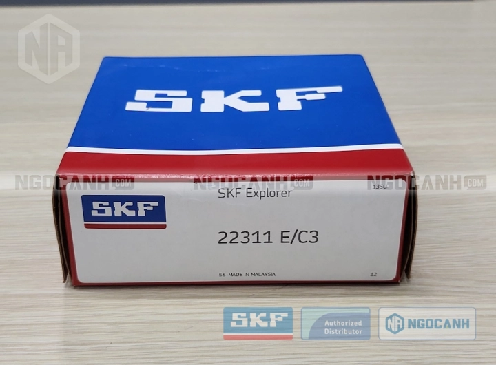 Vòng bi SKF 22311 E/C3 chính hãng phân phối bởi SKF Ngọc Anh - Đại lý ủy quyền SKF