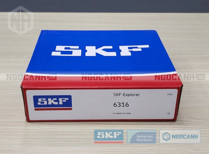 Vòng bi SKF 6316 chính hãng phân phối bởi SKF Ngọc Anh - Đại lý ủy quyền SKF