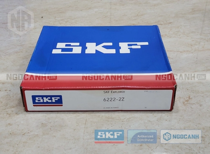 Vòng bi SKF 6222-2Z chính hãng phân phối bởi SKF Ngọc Anh - Đại lý ủy quyền SKF