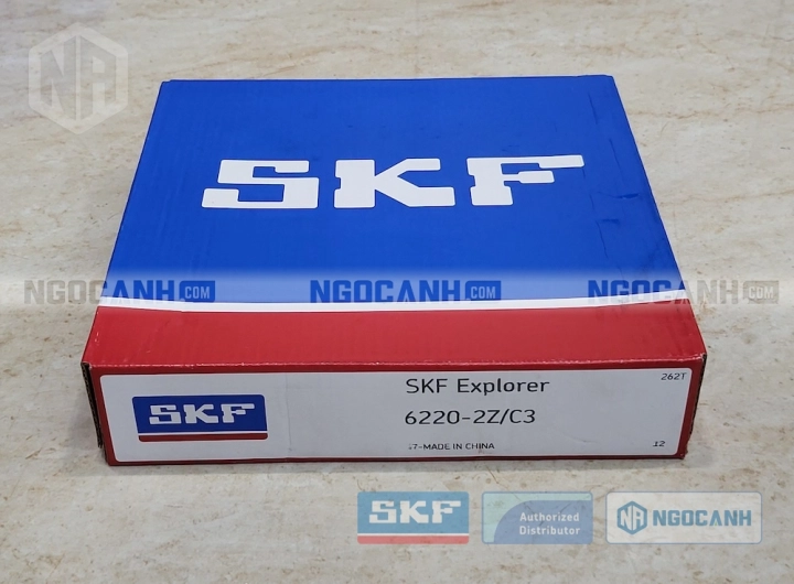 Vòng bi SKF 6220-2Z/C3 chính hãng phân phối bởi SKF Ngọc Anh - Đại lý ủy quyền SKF