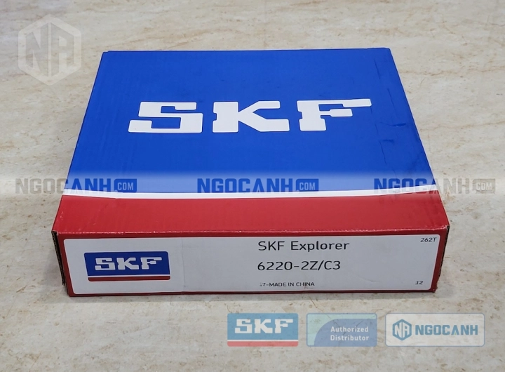 Vòng bi SKF 6220-2Z/C3 chính hãng phân phối bởi SKF Ngọc Anh - Đại lý ủy quyền SKF Vòng bi SKF 6220-2Z/C3 chính hãng phân phối bởi SKF Ngọc Anh - Đại lý ủy quyền SKF