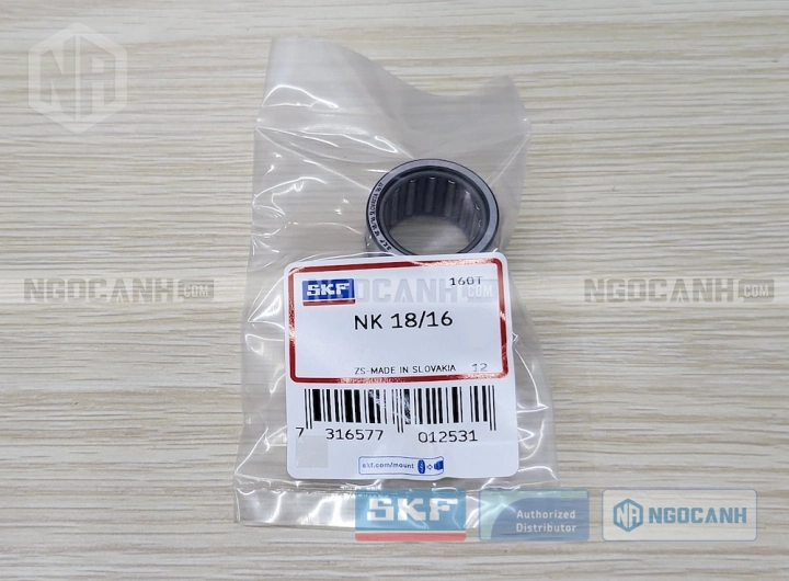 Vòng bi SKF NK 18/16 chính hãng phân phối bởi SKF Ngọc Anh - Đại lý ủy quyền SKF