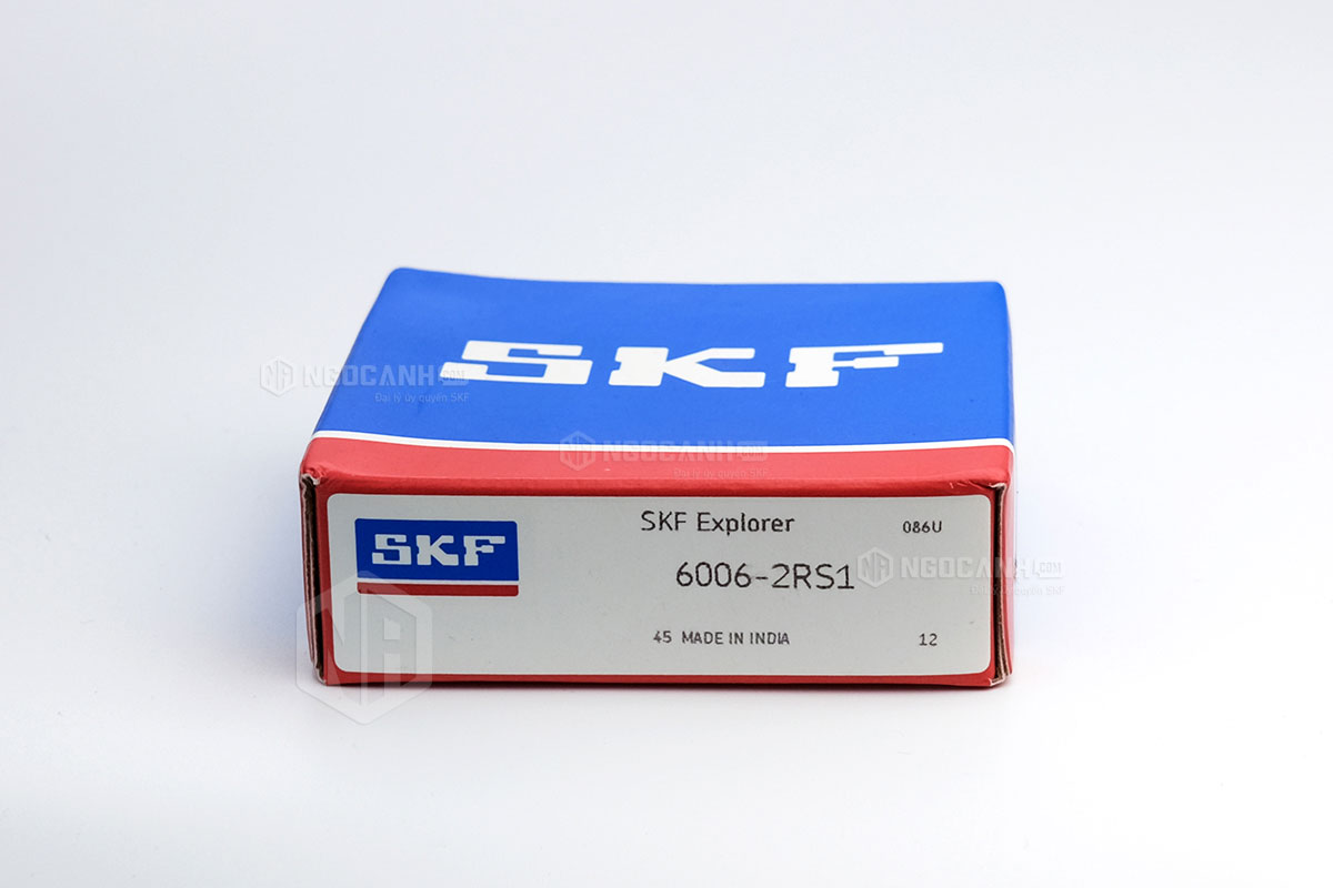 Vòng bi 6006-2RS1 thương hiệu SKF do NGOCANH.COM phân phối chính hãng tại thị trường Việt Nam
