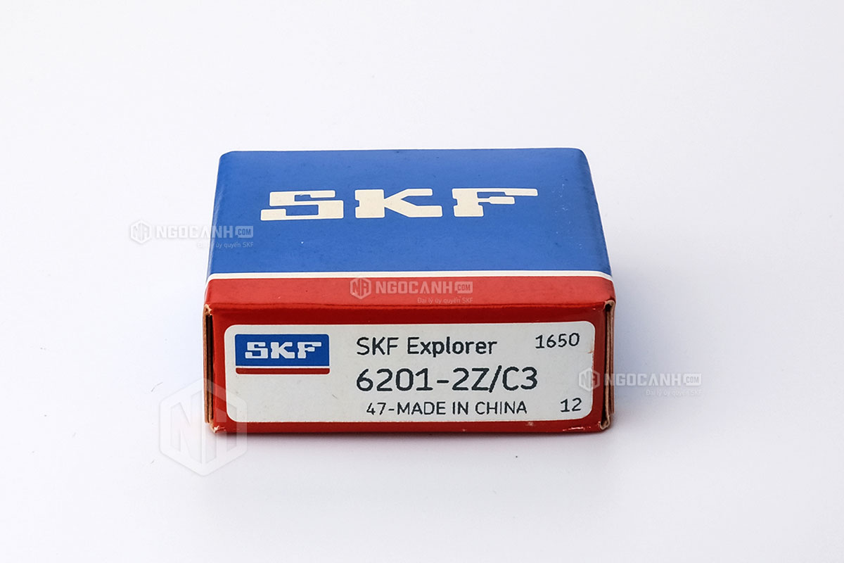 Vòng bi 6201-2Z/C3 thương hiệu SKF do NGOCANH.COM phân phối chính hãng tại thị trường Việt Nam