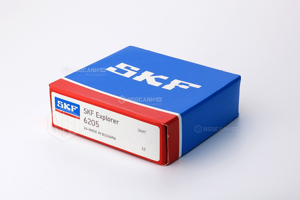 Vòng bi SKF 6205 có cấu tạo không sử dụng phớt chắn mỡ