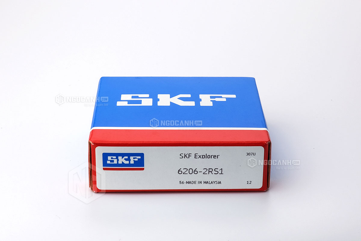 Vòng bi 6206-2RS1 thương hiệu SKF do NGOCANH.COM phân phối chính hãng tại thị trường Việt Nam