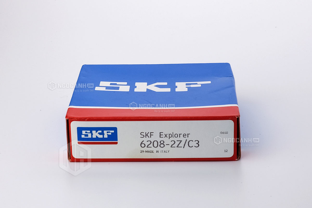 Vòng bi 6208-2Z/C3 thương hiệu SKF do NGOCANH.COM phân phối chính hãng tại thị trường Việt Nam