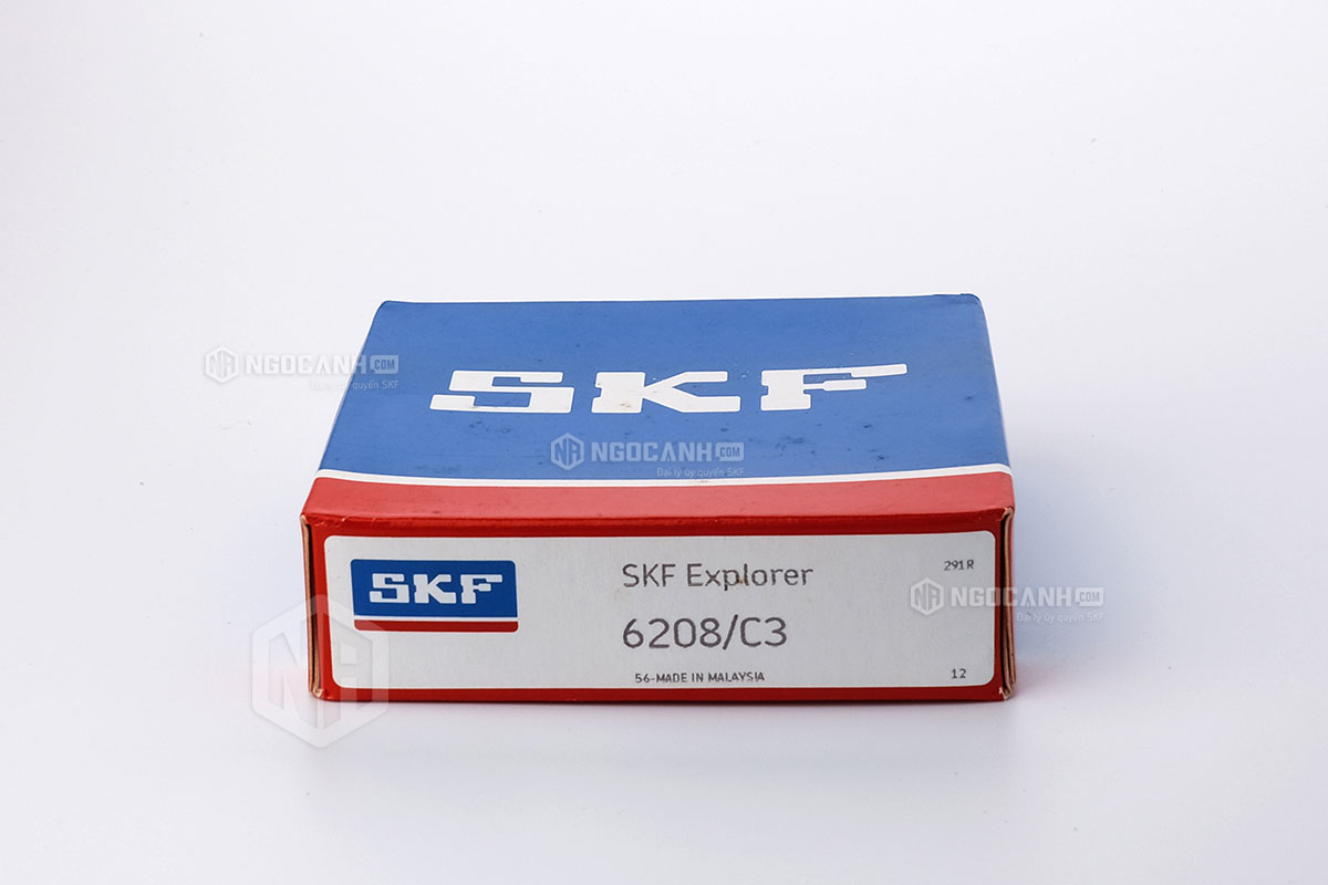 Vòng bi 6208/C3 thương hiệu SKF do NGOCANH.COM phân phối chính hãng tại thị trường Việt Nam